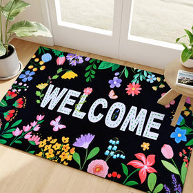 Likiyol mat with non-slip rubber backing for stable placement at entry
