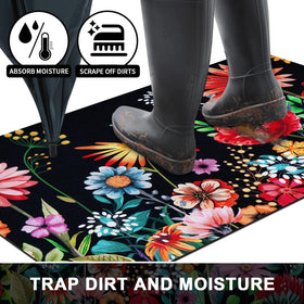 Likiyol low-profile 18x30 door mat fits under most doors