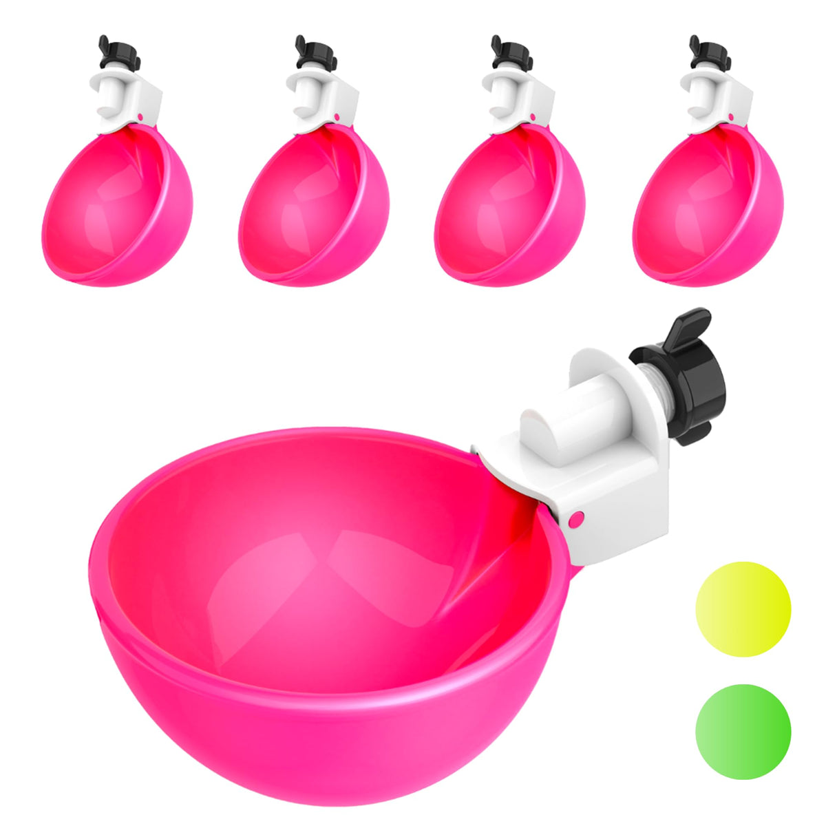 Lil'Clucker waterer cups heavy-duty design for reliable flock hydration