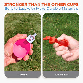 Lil'Clucker waterer cups ideal for rabbits and cats