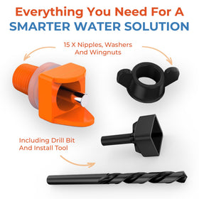 Lil'Clucker clean water for chickens promotes hygienic hydration.