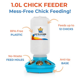 Lil'Clucker hanging handle offers easy deployment in coops.