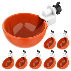 Lil'Clucker large automatic waterer cups assembly for quick setup and steady flock hydration.