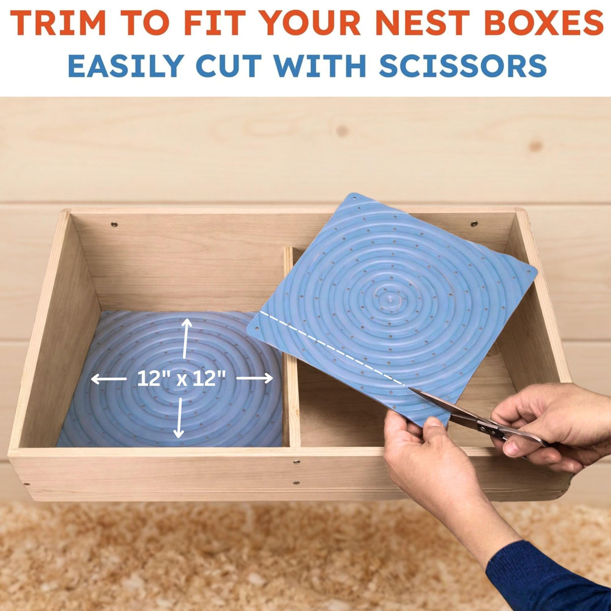 Lil'Clucker durable coop bedding you can reuse over time