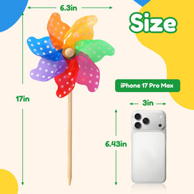 LilLittle bird-deterrent pinwheels protect plants while decorating.