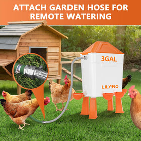 Lilyang easy-assembly waterer makes setup quick and maintenance simple.
