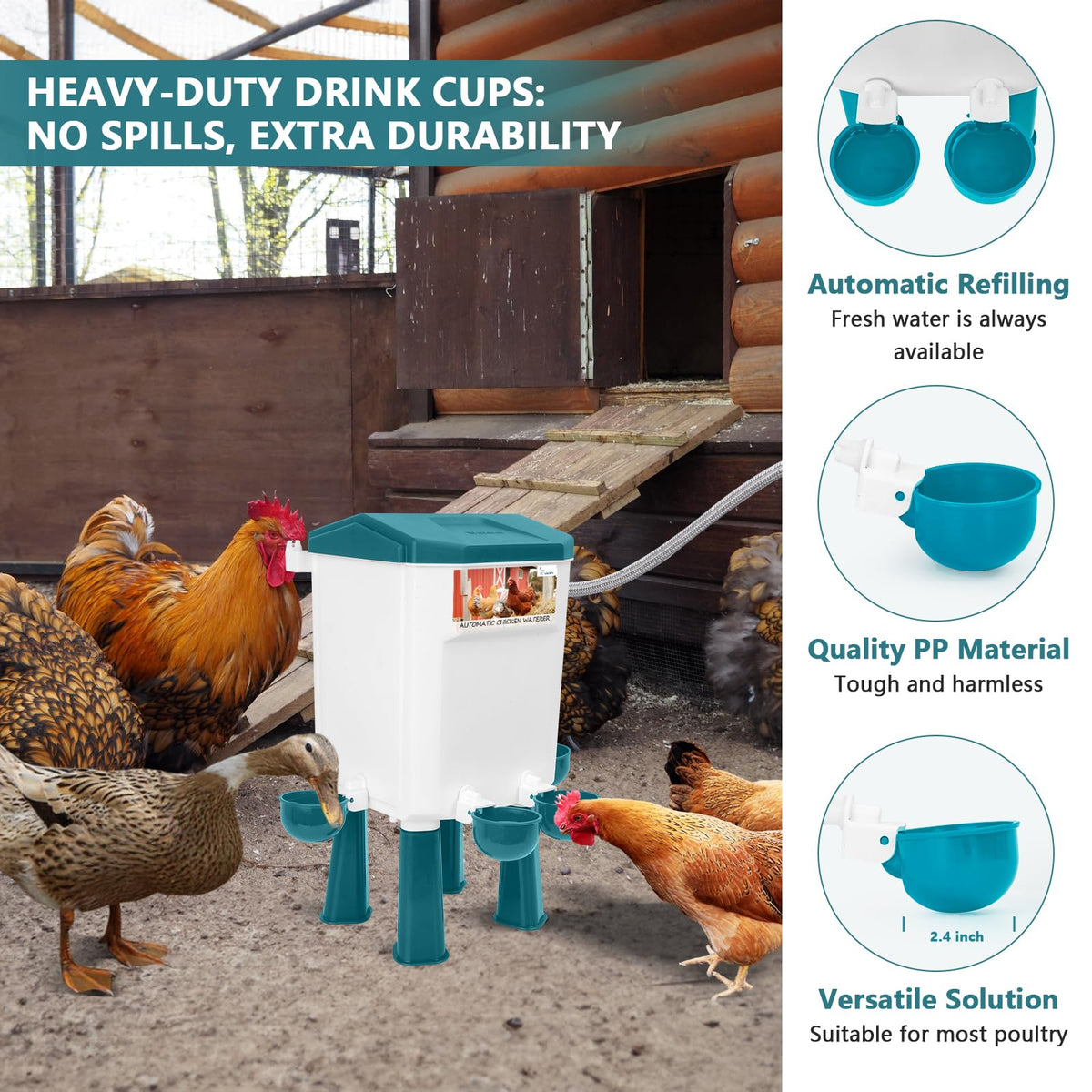 Lilyang eco friendly PP material emphasizes safe drinking and long lasting durability