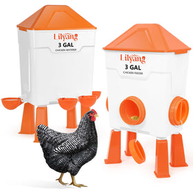 Lilyang XL rainproof lid protects feed from rain and pests.