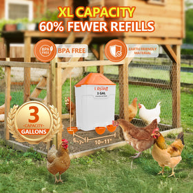 Lilyang XL side view highlights accessible feeding ports reducing waste.