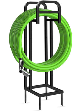 Lilybud heavy-duty hose holder base with four legs for stable support of long hoses