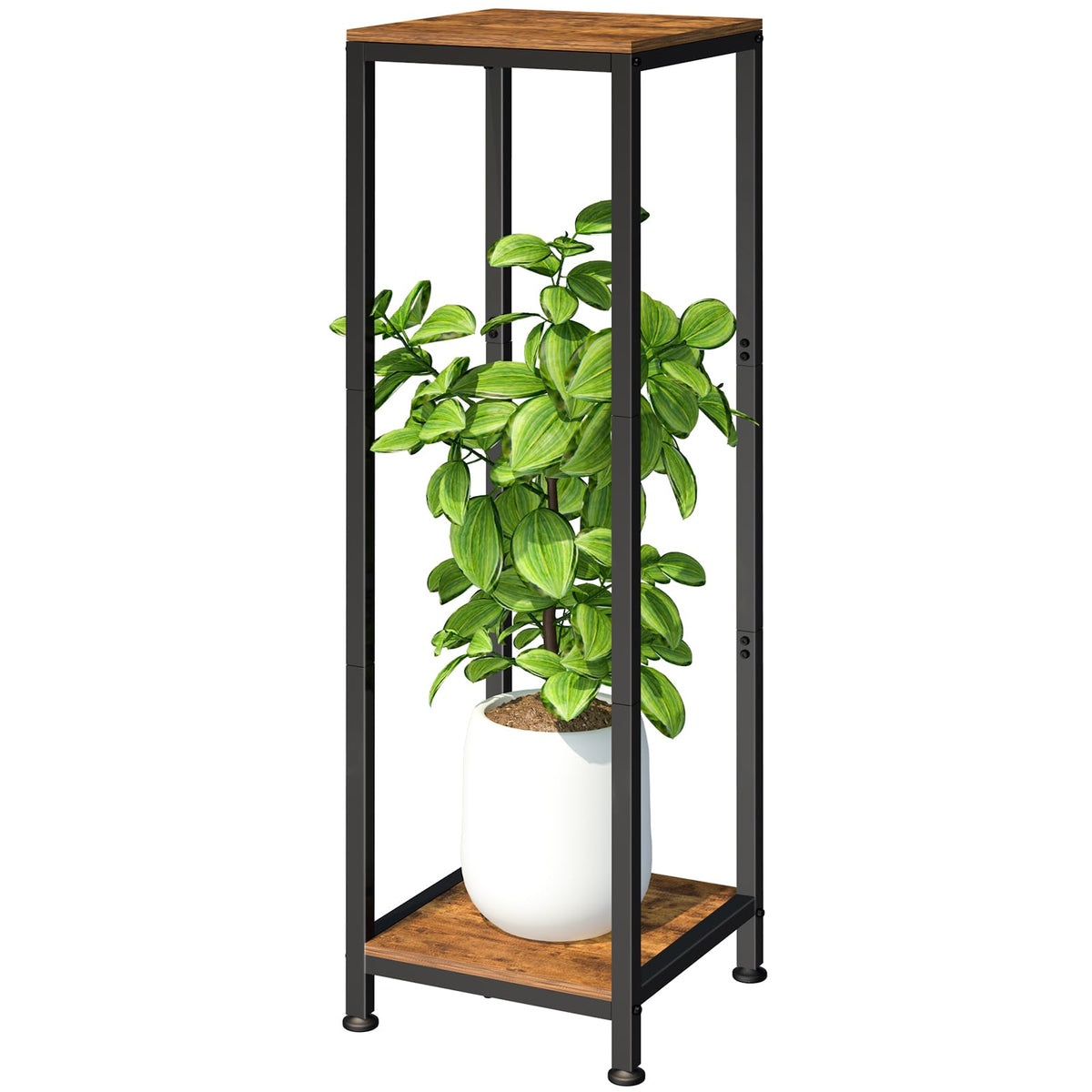 Lilybud Lily Plant Stand 41-inch tall frame elevates indoor greenery with sturdy support.