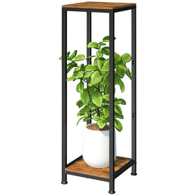 Lilybud Lily Plant Stand 41-inch tall frame elevates indoor greenery with sturdy support.