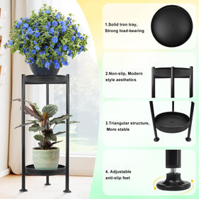 Lilybud Lily plant stand indoor decor complements living room styling and plant display.