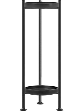 Lilybud Lily plant stand top view shows compact 2-tier display for small spaces.