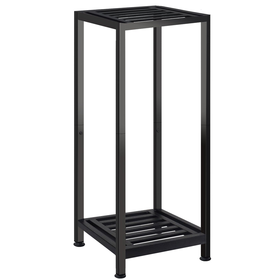 Lilybud Lily plant stand top view showing sturdy, uniform metal frame for indoor or outdoor use