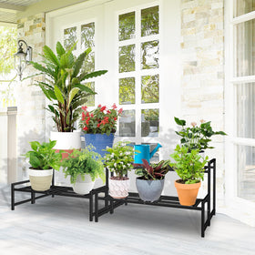 Lilybud Lily space-saving stand keeps plants organized
