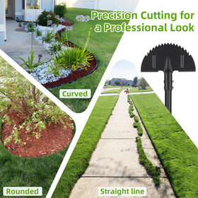 Rustproof construction keeps Lilyvane Edger performing outdoors season after season.