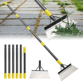 Lilyvane Garden Flat Shovel blade shows a sturdy edge for snow and weed removal