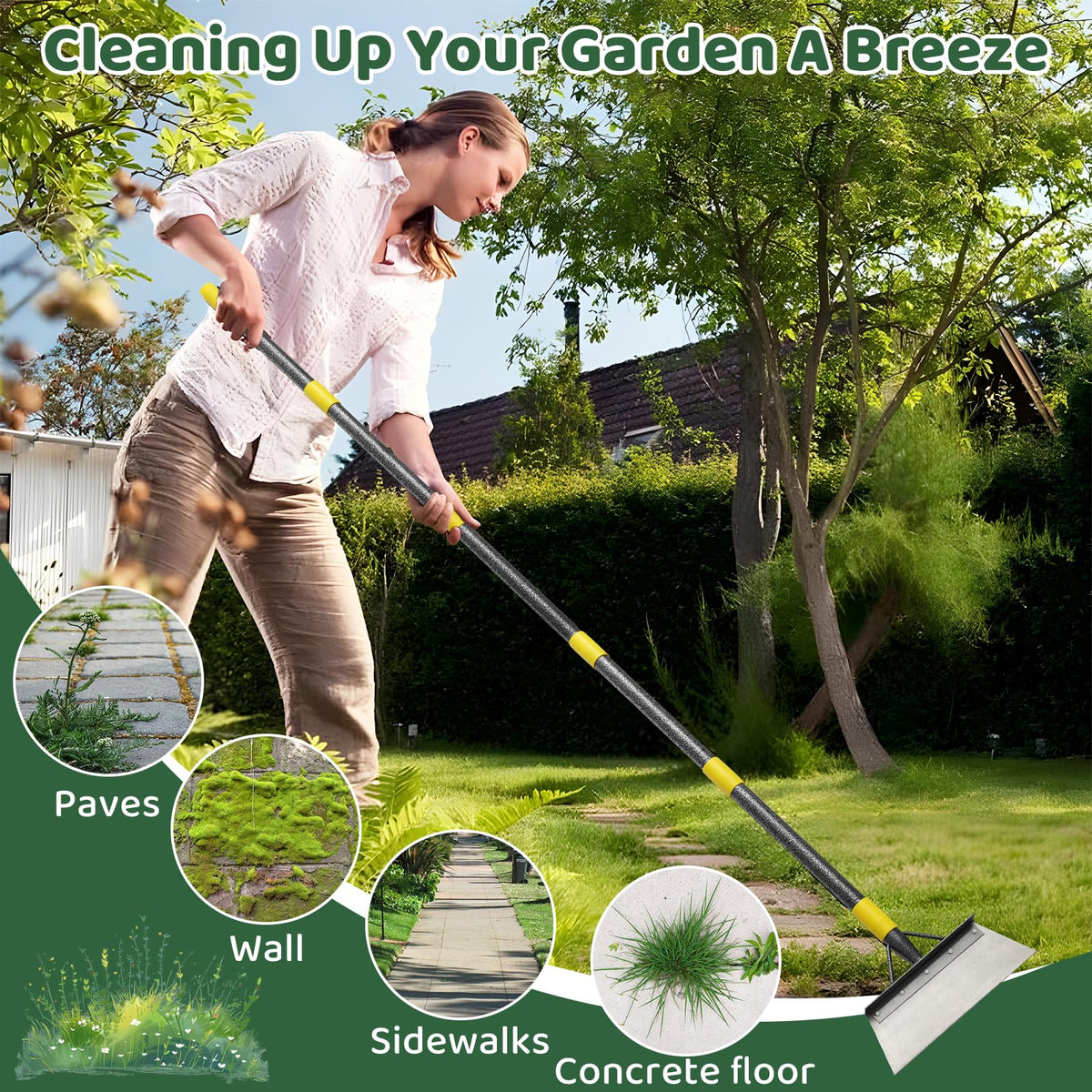 Lilyvane Garden Flat Shovel detachable parts store neatly