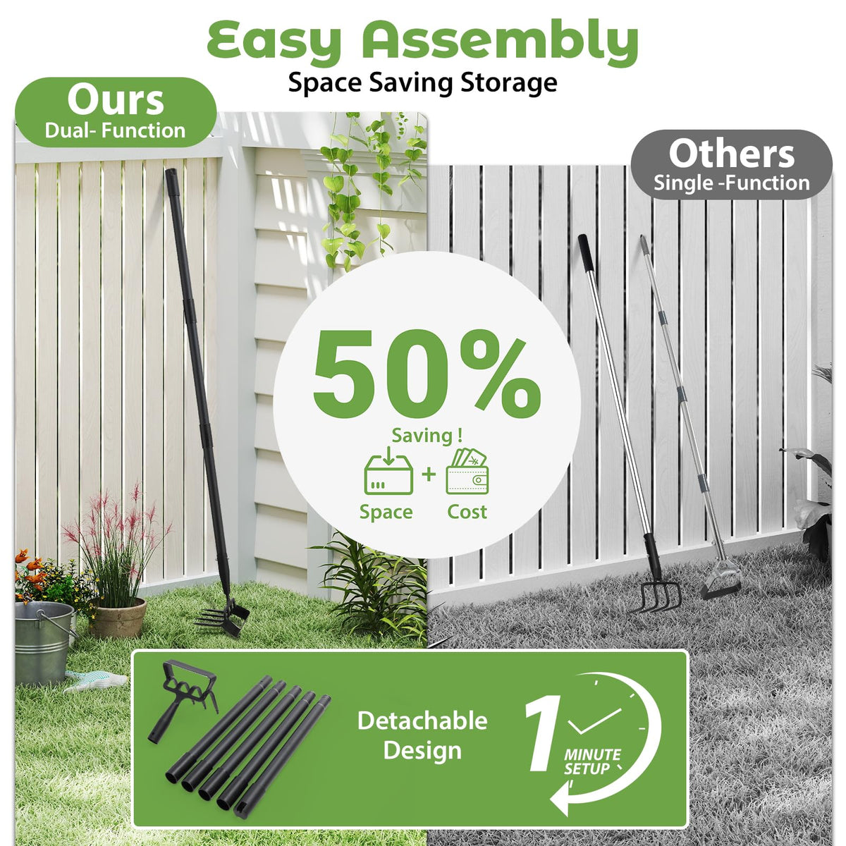 Lilyvane lightweight design reduces fatigue during extended gardening sessions.