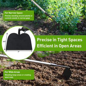 Lilyvane garden hoe rust-resistant head ready for outdoor use