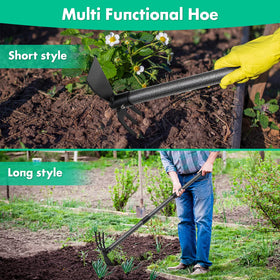 Lilyvane 2-in-1 cultivator-hoe for versatile garden work