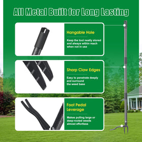 All-metal construction built for long-lasting garden use.