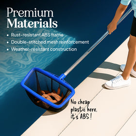 LIME POOL fits standard pool poles for easy upgrades