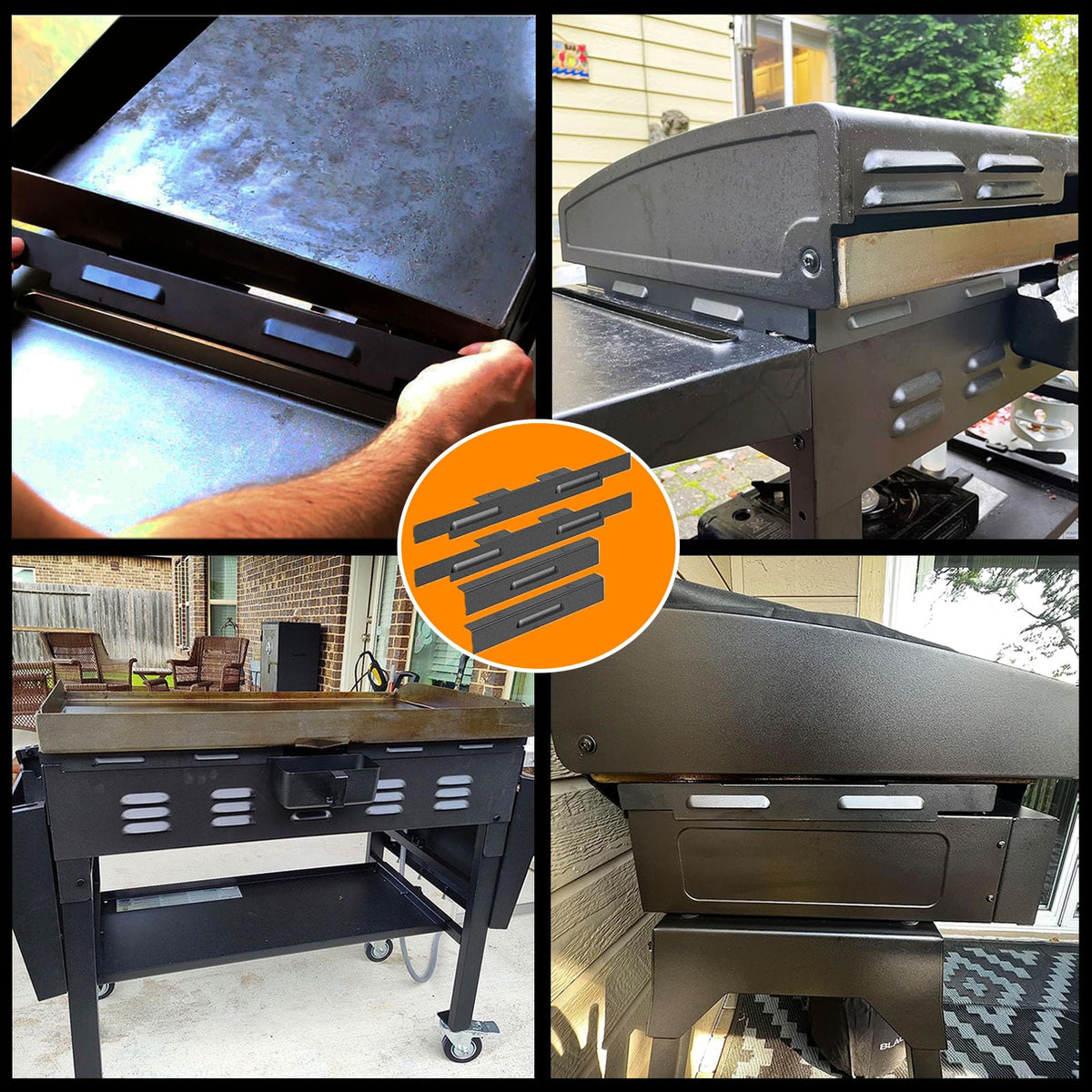 LimeCare magnets enable tool-free installation on Blackstone griddle edges