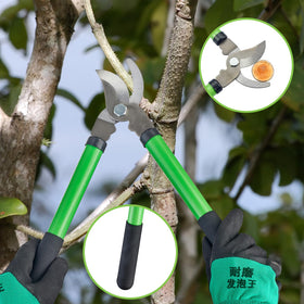 Ergonomic grip on Linatikou pruning shears reduces fatigue