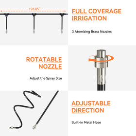 Lineware bottom drainage with mesh layer supports healthy soil drainage and aeration.