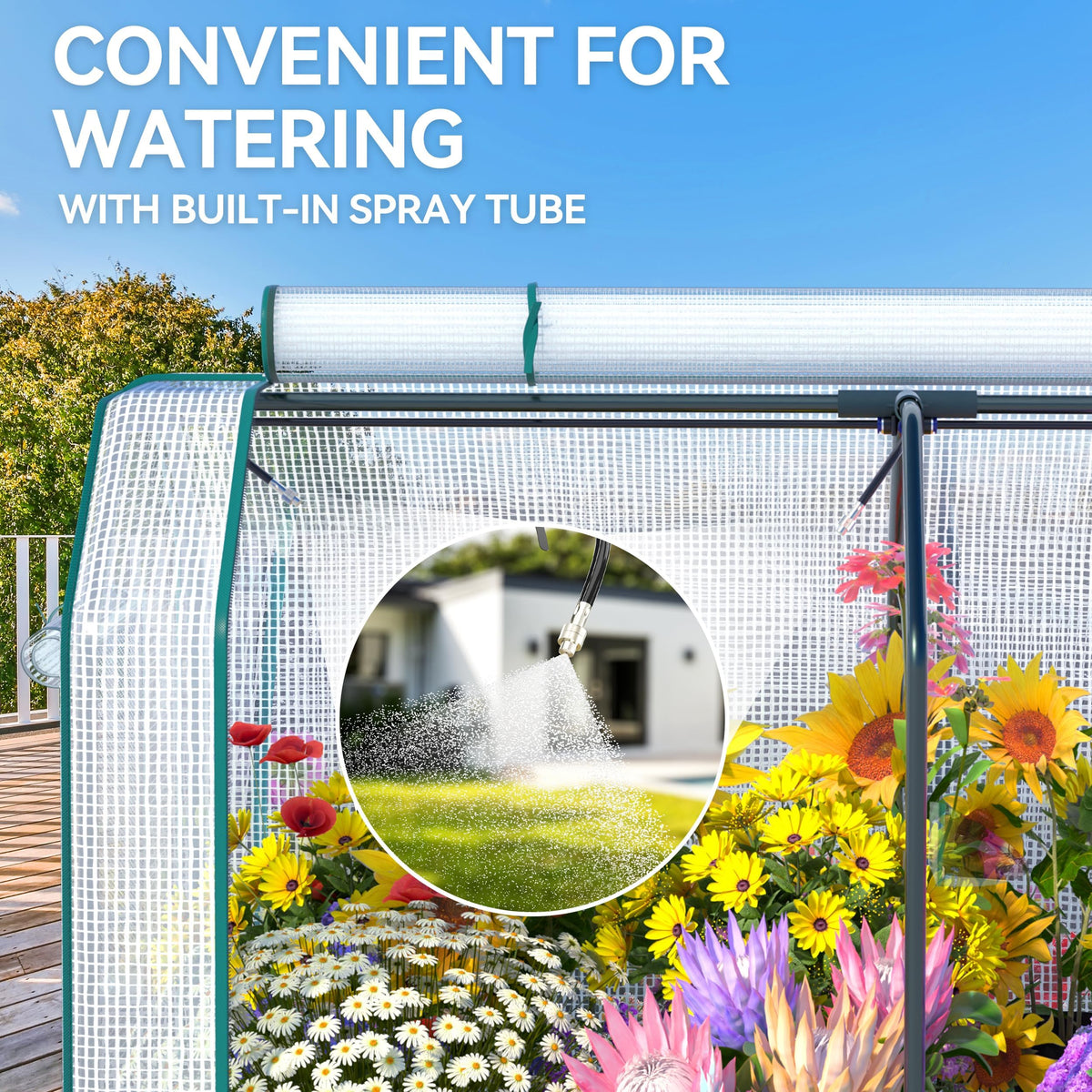 Lineware galvanized panels offer sturdy construction for durable outdoor gardening.