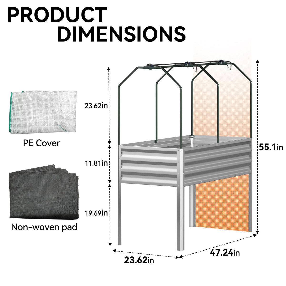 Lineware PE cover enhances airflow and seasonal protection for vegetables and flowers.
