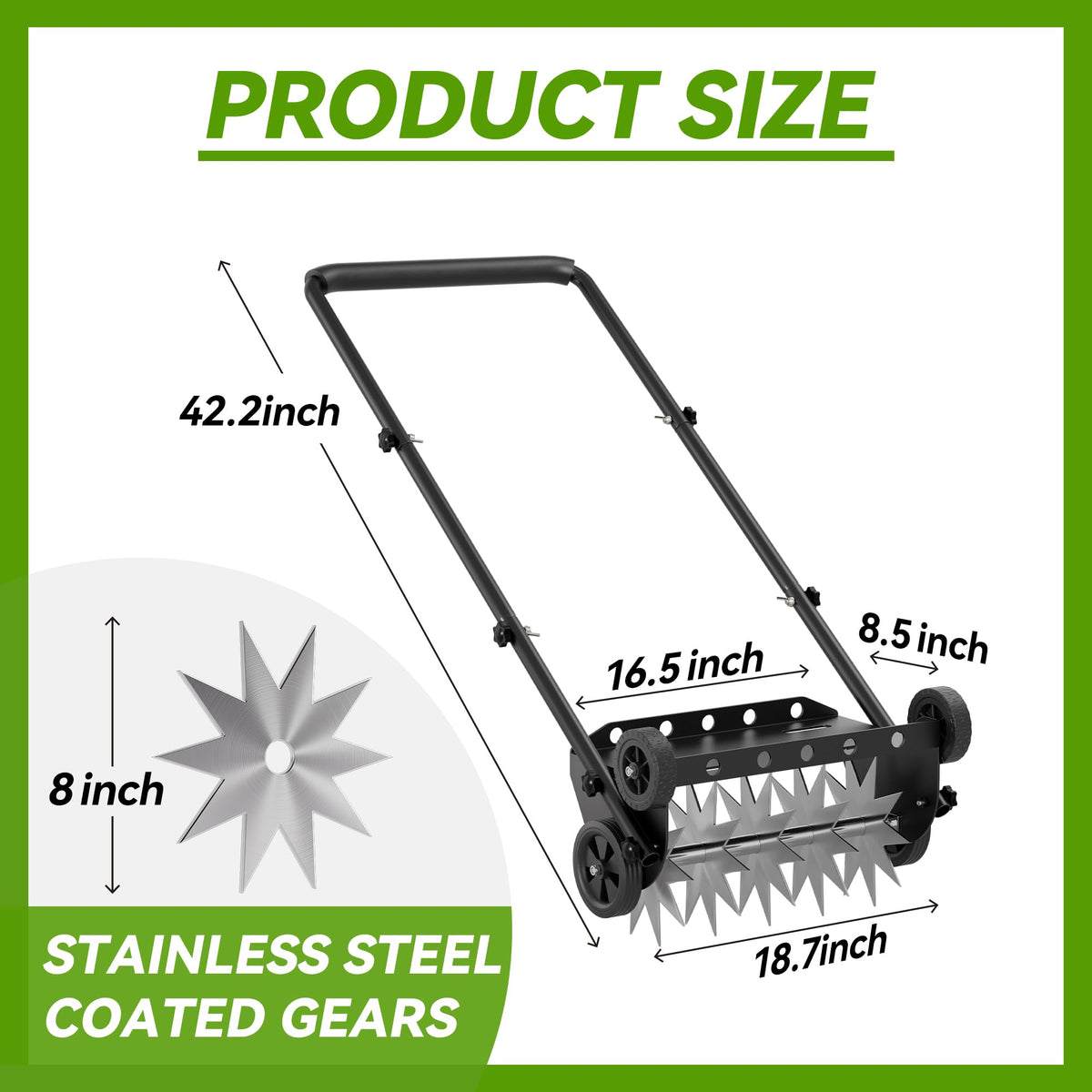 Lineware wheel-bearing system enhances stability and easy maneuvering.