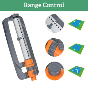 LINEX adjustable-flow sprinkler lets you tailor watering.