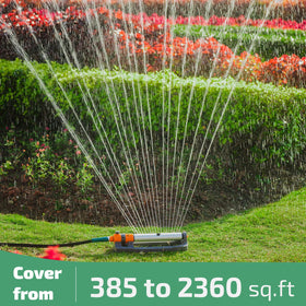 LINEX sprinkler with metal core resists damage for longevity.