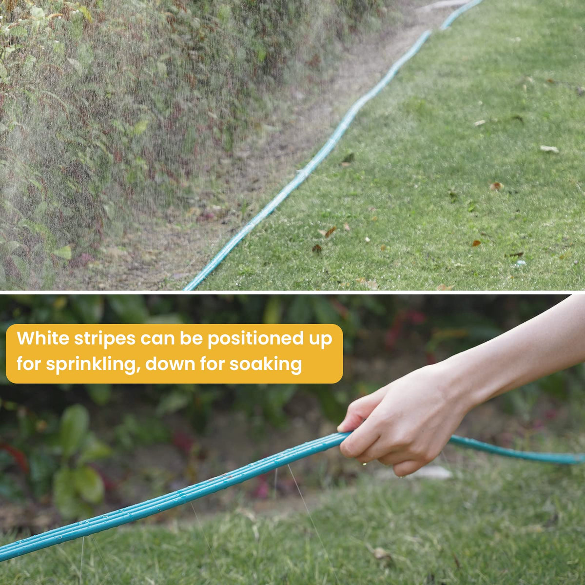 LINEX hose removable-endcap enables debris flush and length extension.
