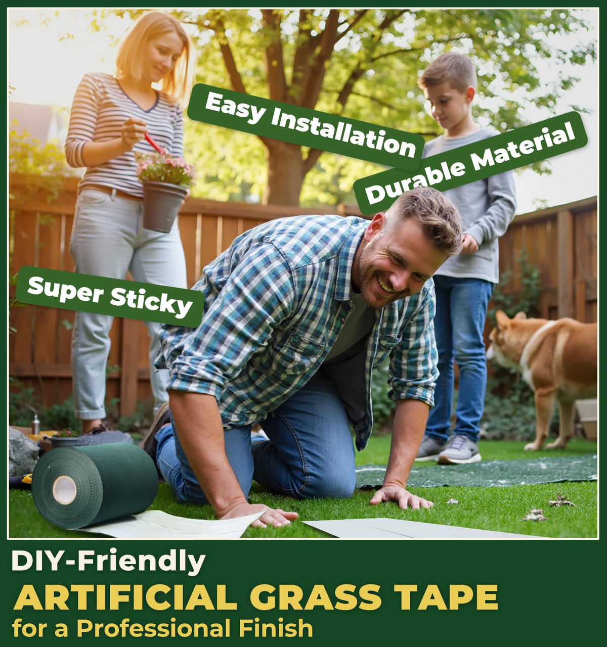 Linghou waterproof and UV-resistant tape enduring outdoor conditions.