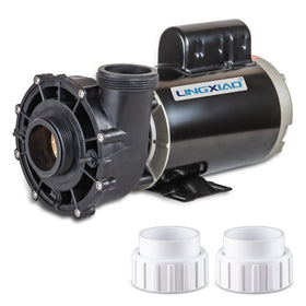 LINGXIAO 56WUA400-II spa pump front view for easy replacement in hot tubs