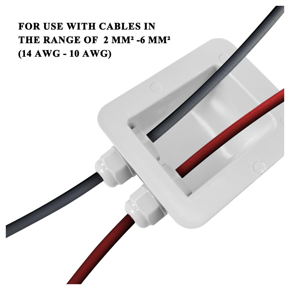 Link Solar ideal for RV, campervan and boat cable routing setups.