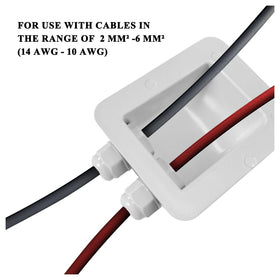 Link Solar ideal for RV, campervan and boat cable routing setups.