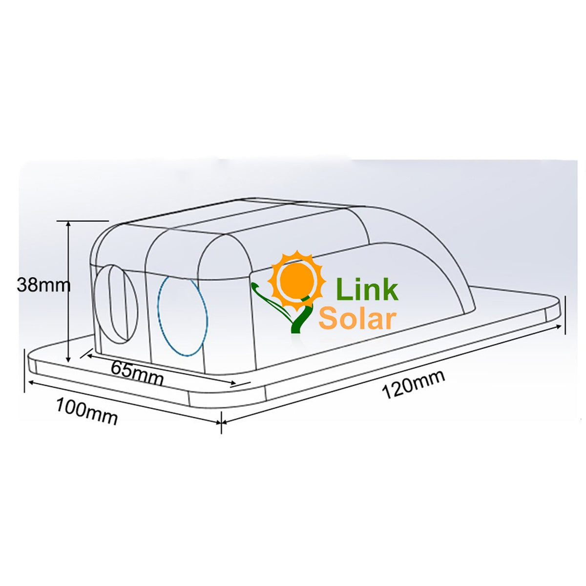 Link Solar solar panel cable routing kit for clean installations.