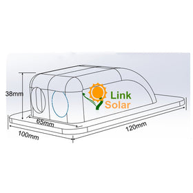 Link Solar solar panel cable routing kit for clean installations.