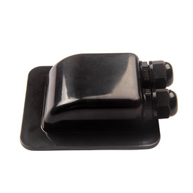 Link Solar weatherproof ABS gland showing blanking plug for unused openings.