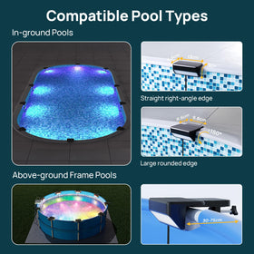 Linkind pool light withstands heat and freezing for year-round use.