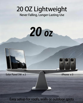 LinkSolar outdoor security camera powered by solar with minimal battery changes.