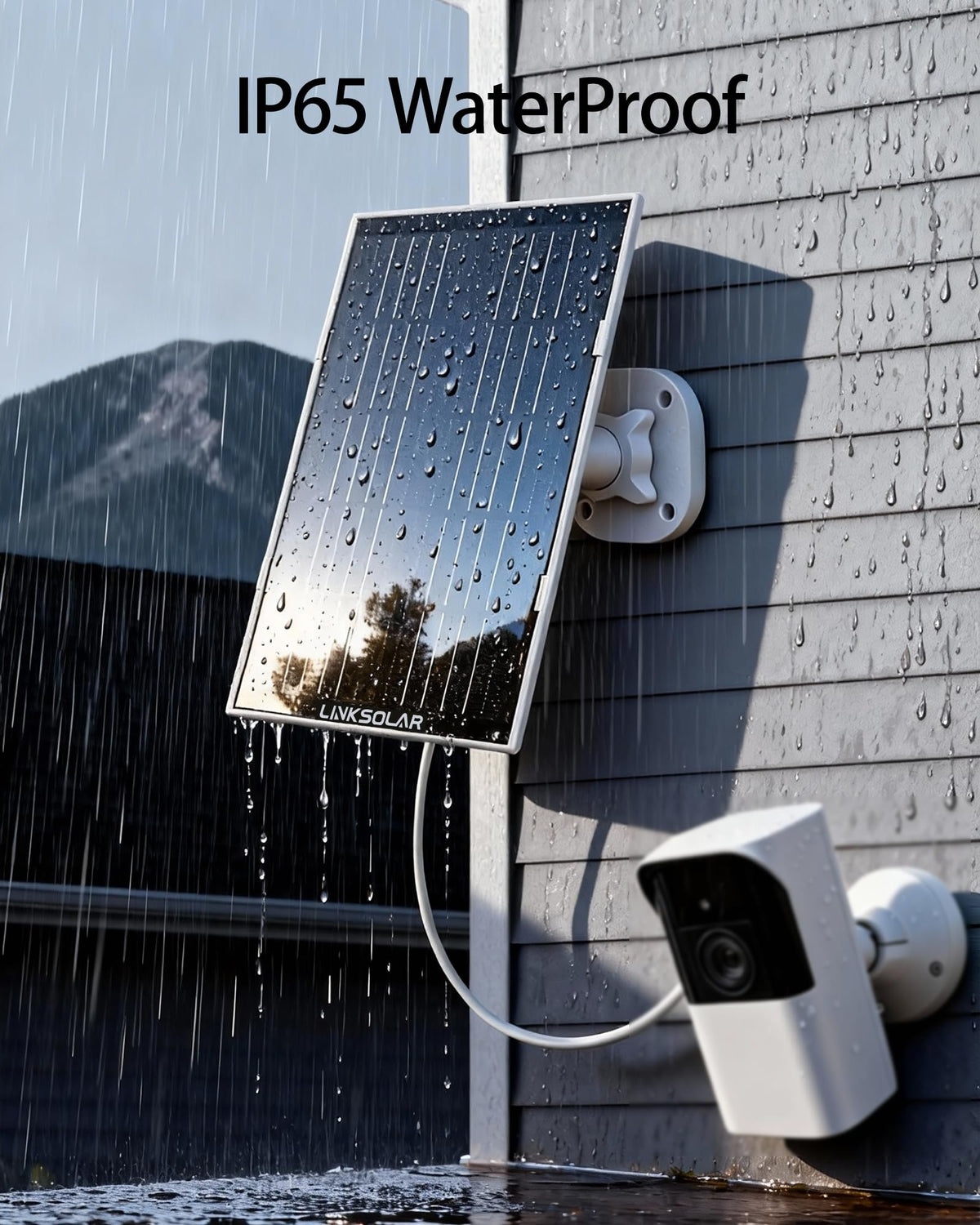 LinkSolar Ring Doorbell solar setup demonstrates hassle-free power.