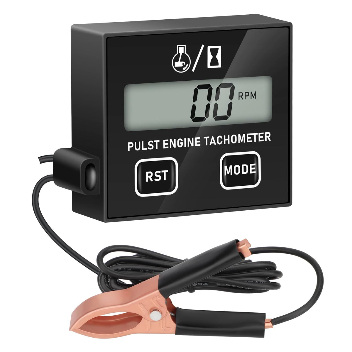 Linkstyle tachometer digital display shows precise RPM for small engines.