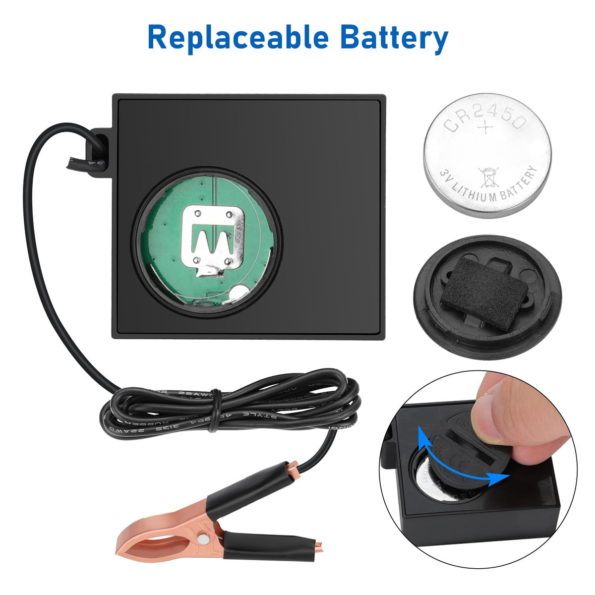 Linkstyle tachometer mode toggle switches between Hours and Service modes.