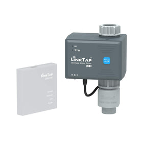 LinkTap G2S smart timer front view showing precise irrigation control.